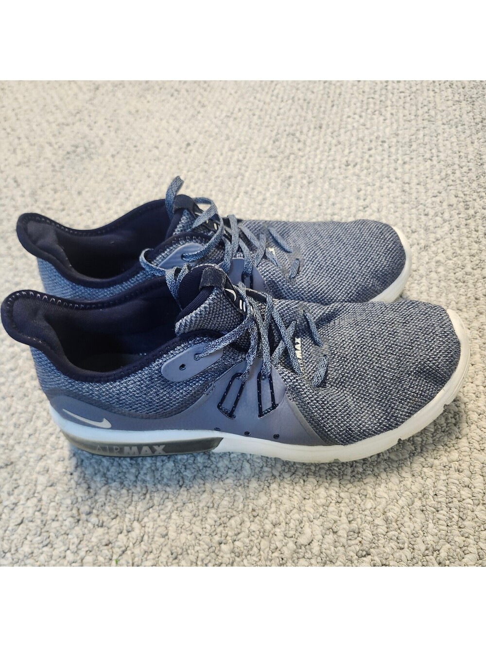 Nike Air Max Running Shoes Blue Size 10.5